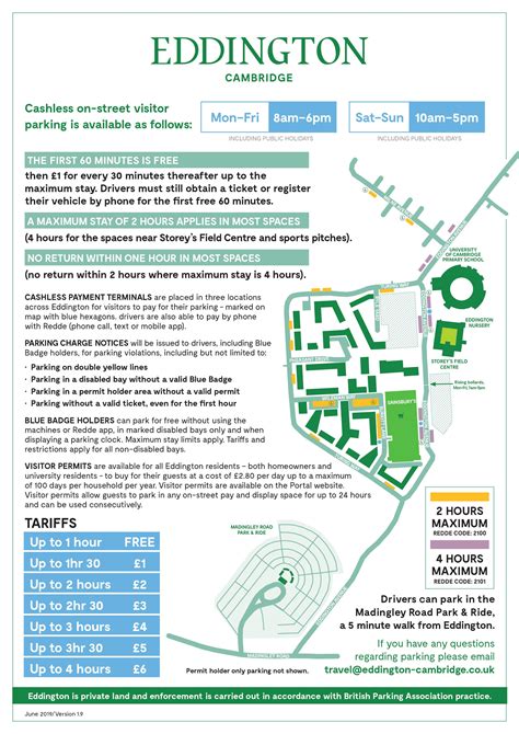 Visitor Parking and Accommodations .